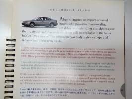 General Motors GM World Vision 1998 -sales brochure / myyntiesite-lanseerausesite