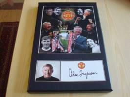 Sir Alex Ferguson, Manchester United, jalkapallo, canvastaulu, koko 20 cm x 30 cm. Teen näitä vain 50 numeroitua kappaletta. Yksi heti valmiina lähetettäväksi.