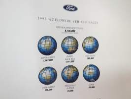 Ford around the world -maailman toiseksi suurimman autonvalmistajan kansainvälisen toiminnan yms. esittelyä