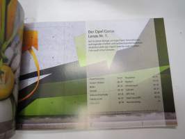 Opel Corsa 2012 -myyntiesite / sales brochure