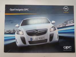 Opel Insignia OPC 2012 -myyntiesite / sales brochure
