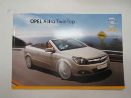 Opel Astra Twin Top 2008 -myyntiesite / sales brochure