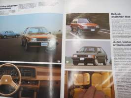 Mazda 323 1981 -myyntiesite / sales brochure