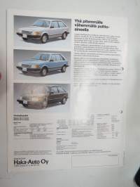 Mazda 323 1981 -myyntiesite / sales brochure