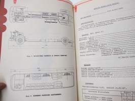 Sisu kaupunkilinja-auto B-74 SP/5900 1957 Kuljettajan ohjekirja -bus operator´s manual