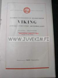 Viking luettelo / katalog 36 . 1939