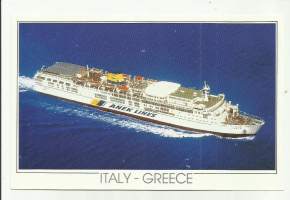 Lato  Italy-Greece - laivakortti, laivapostikortti