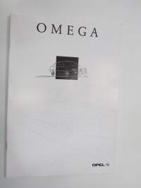 Opel Omega 1999 -myyntiesite / sales brochure