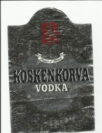 Koskenkorva Vodka  - viinaetiketti