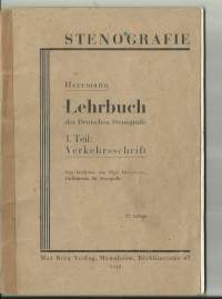 Lehrbuch der Deutschen Stenographie 1948 - pikakirjoitus