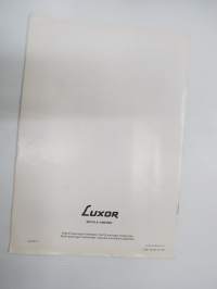 Luxor 9107 kassettradio Bruksanvisning, Brugsanvisning, Käyttöohjekirja