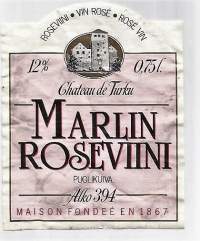 Marlin Roseviini  Alko nr 394 - viinietiketti viinaetiketti