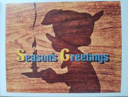 Walt Disney -yhtiön joulukortti. Season&#039;s Greetings