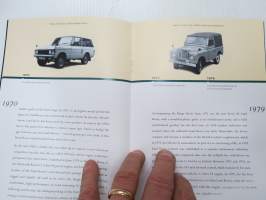 Land Rover 50 - Brief history -myyntiesite / sales brochure