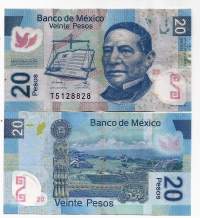Meksiko  20 Pesos 2012  seteli