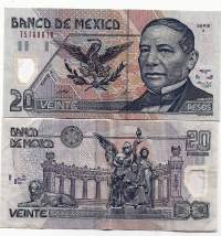 Meksiko  20 Pesos 2001-2  seteli