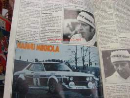 Vauhdin Maailma 1978 nr 1, Syntymäpäiväsankari Chevrolet Corvette 25v., Mitzi MZ TS 250/1, Renault Alpine A 442 V6, Rallimestari mallia Flying Finn Ari Vatanen...