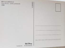 Walt Disney -yhtiön joulukortti. Seasons Greetings