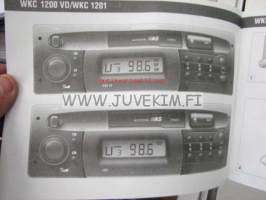 Grundig WKC 1200 VD / WKC 1201 radio / kasettisoitin -käyttöohjekirja, monikielinen, myös suomi