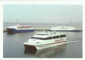 MS Autoexpress 2 Autoexpress 3 &amp; Baltic Jet - laivakortti, laivapostikortti kulkematon