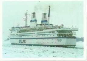 MS Tallink - laivakortti, laivapostikortti kulkematon