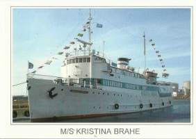 MS Kristina Brahe laivakortti, laivapostikortti kulkematon
