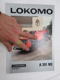 Lokomo A 391 NS autonosturi / mobiilinosturi -myyntiesite / sales brochure, mobile crane