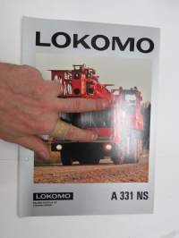 Lokomo A 331 NS autonosturi / mobiilinosturi -myyntiesite / sales brochure, mobile crane