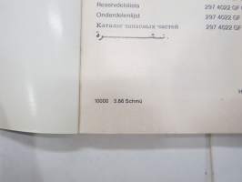 Deutz BFL 513/C Ersatzteilliste, Spare parts catalogue, Catalogue de pièces de rachange, Listino parti di Ricambio, Lista de repuestos, Catalogo das pecas...
