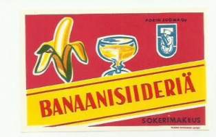 Banaanisiideriä  -   juomaetiketti