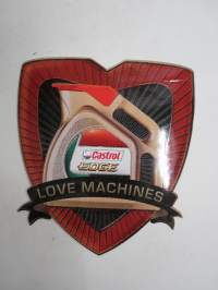 Castrol Edge - Love Machines -moottoriöljy, tarra / sticker