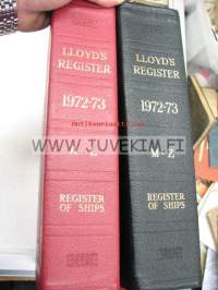 LLoyd´s Register of ships 1972-73 I-II