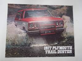 Plymouth Trail Duster 1977 -myyntiesite / sales brochure