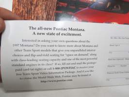 Pontiac Trans Sport Montana -myyntiesite / sales brochure