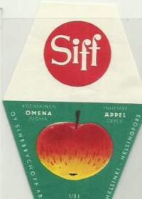 Siff Omena  - juomaetiketti