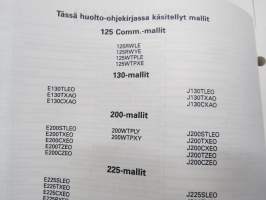 OMC Johnson - Evinrude outboards mallit - 125C, 130, 200, 225, 250, 300 90 LV - Huolto-ohjekirja -service manual in finnish
