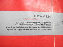 Deutz Fahr HMW-1124 leikkuupuimuri alkaen numerosta 1124 / 009605 -varaosaluettelo