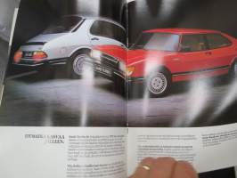 Saab 900 Turbo 16 1984 -myyntiesite / sales brochure