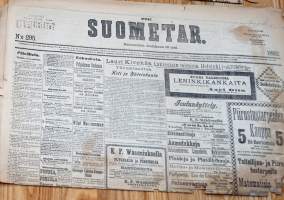 Uusi Suometar 18.12. 1892  sanomalehti