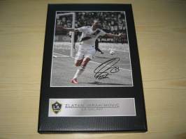 Zlatan Ibrahimovic, Los Angeles Galaxy, MLS, jalkapallo, canvastaulu, koko 20 cm x 30 cm. Tehty 50 numeroitua kappaletta. Hieno esim. lahjaksi.