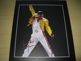 Freddie Mercury, Queen, canvastaulu, koko 20 cm x 30 cm. Tehty 50 numeroitua kappaletta. Hieno esim. lahjaksi.