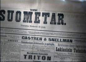 Uusi Suometar 21,8. 1894  sanomalehti