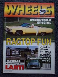 Wheels magazine 1988 N:o 4. Keskiaukeamalla Pontiac Firebird Formula 400.