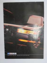 GM / N.A. Import - Chevrolet, Pontiac, Buick, Cadillac -myyntiesite / sales brochure