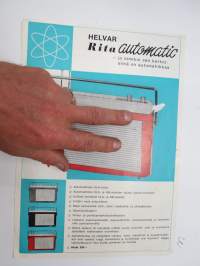 Helvar Rita automatic radio -myyntiesite / sales brochure