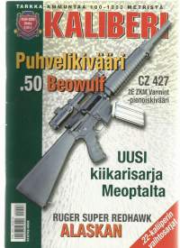 Kaliberi 2005 nr 8 / Puhvelikivääri ,50 Beowulf, Varmint pienoiskivääri, Ruger Super  Redhawk