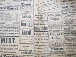 Hufvudstadsbladet, torsdagen den 6. Mars 1919 - 6.3.1925, bland annat; Invigningen av Helsingfors nya stationhus (Rautatieaseman uuden päärakennuksen vihkiäiset)