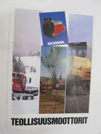 Scania teollisuusmoottorit -myyntiesite / sales brochure