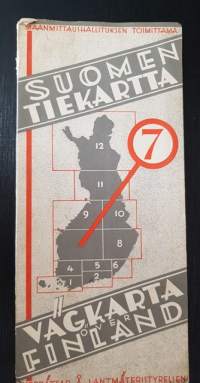 Suomen tiekartta 7. 1950