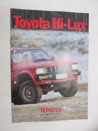 Toyota Hi-Lux 1981 -myyntiesite / sales brochure